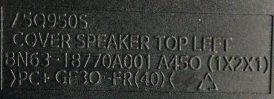 KIT DE BOCINA PARA TV SAMSUNG 8K ( 6 PZ ) / NUMERO DE PARTE BN96-150954D / BN63-18769A / BN63-18771A / BN63-18775A / BN9618769A / BN6318769A / BN6318771A / BN6318775A / MODELO QN87Q950TS - Imagen 2